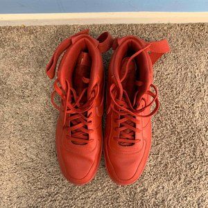 Nike High-Top with Velcro - All Red - Size 11